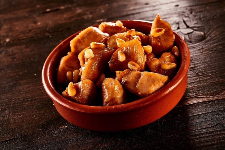 Honey garlic chicken bites